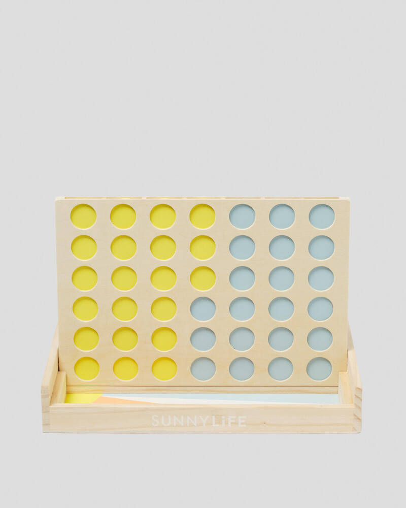 Sunnylife Poolside Mini 4 in a Row Game for Unisex