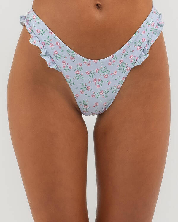 Kaiami Melrose Frill High Cut Bikini Bottom for Womens