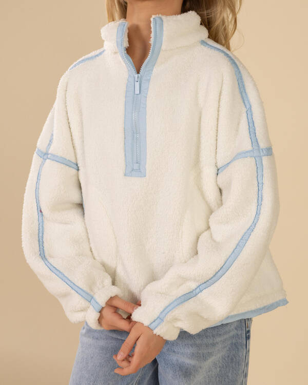 Mooloola Girls Summit Quarter Zip Polar Fleece for Womens