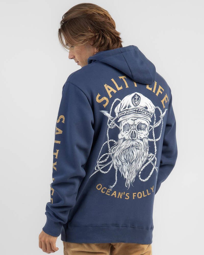 Salty Life Black Beard 3.0 Hoodie for Mens