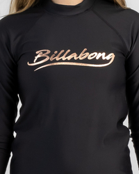 Billabong Girls' Changes Long Sleeve Rash Vest for Womens image number null