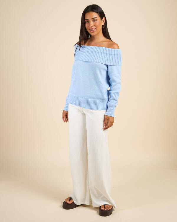 Ava And Ever Veriti Off Shoulder Knit Jumper for Womens