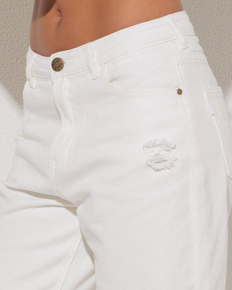 DESU Dixie Mom Coloured Jeans for Womens