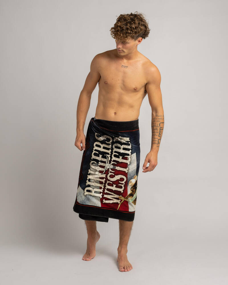 Ringers Western Ride Harder Towel for Mens