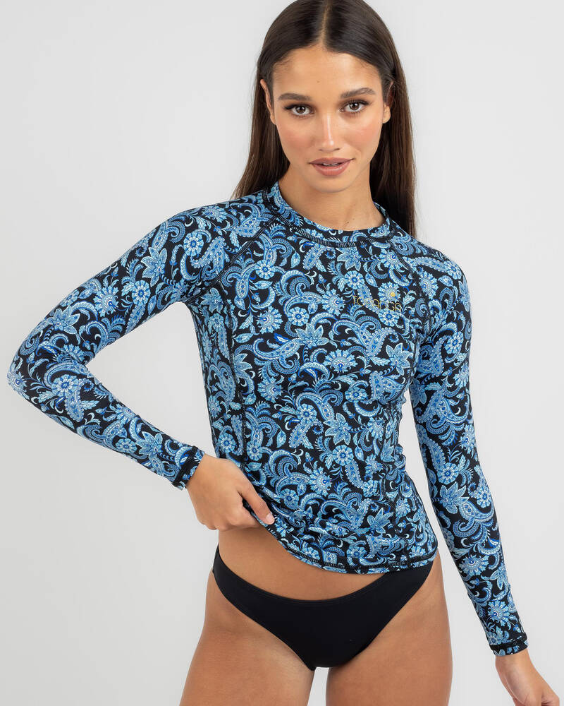 Topanga Violetta Long Sleeve Rash Vest for Womens