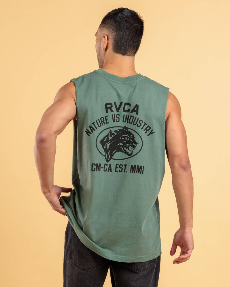 RVCA Sky Cat Muscle Tank for Mens