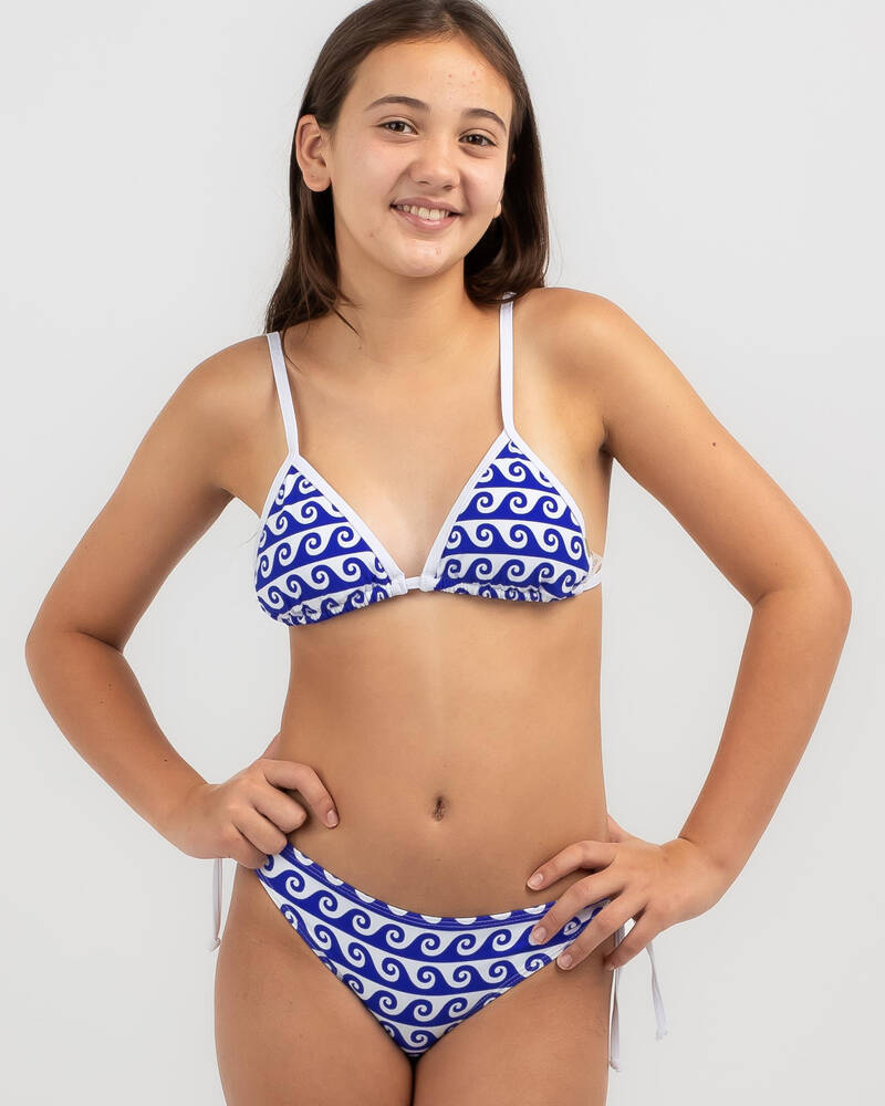 Topanga Girls' Santorini Triangle Bikini Set for Womens