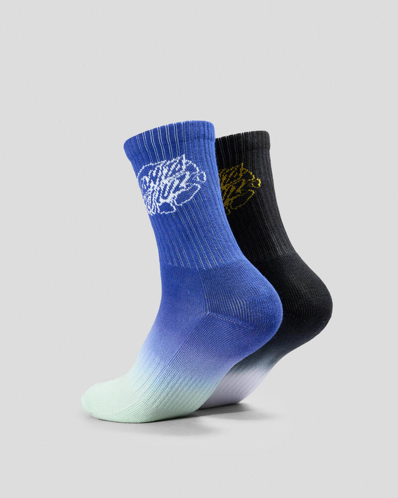 Santa Cruz Boys' Universal Oval Dot Socks 2 Pack for Mens