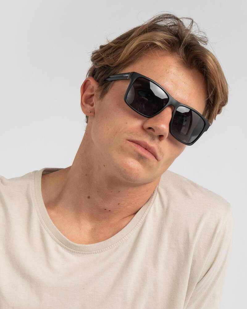 Liive Kerbox Polarised Matte Black Sunglasses for Mens image number null