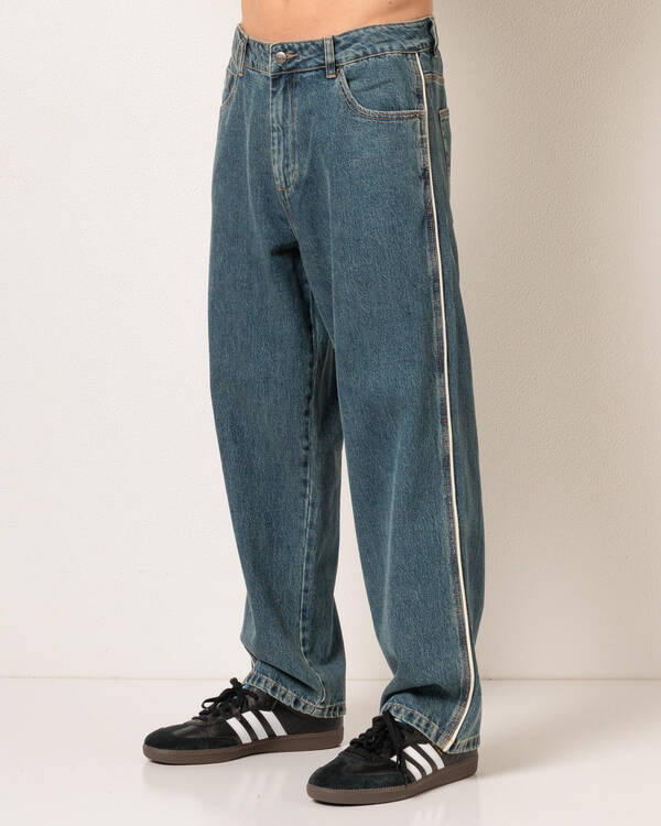 Worship Supplies Piped Big Lounger Jeans for Mens