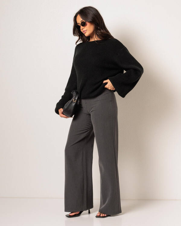 Mooloola Vortex Crew Neck Knit Jumper for Womens