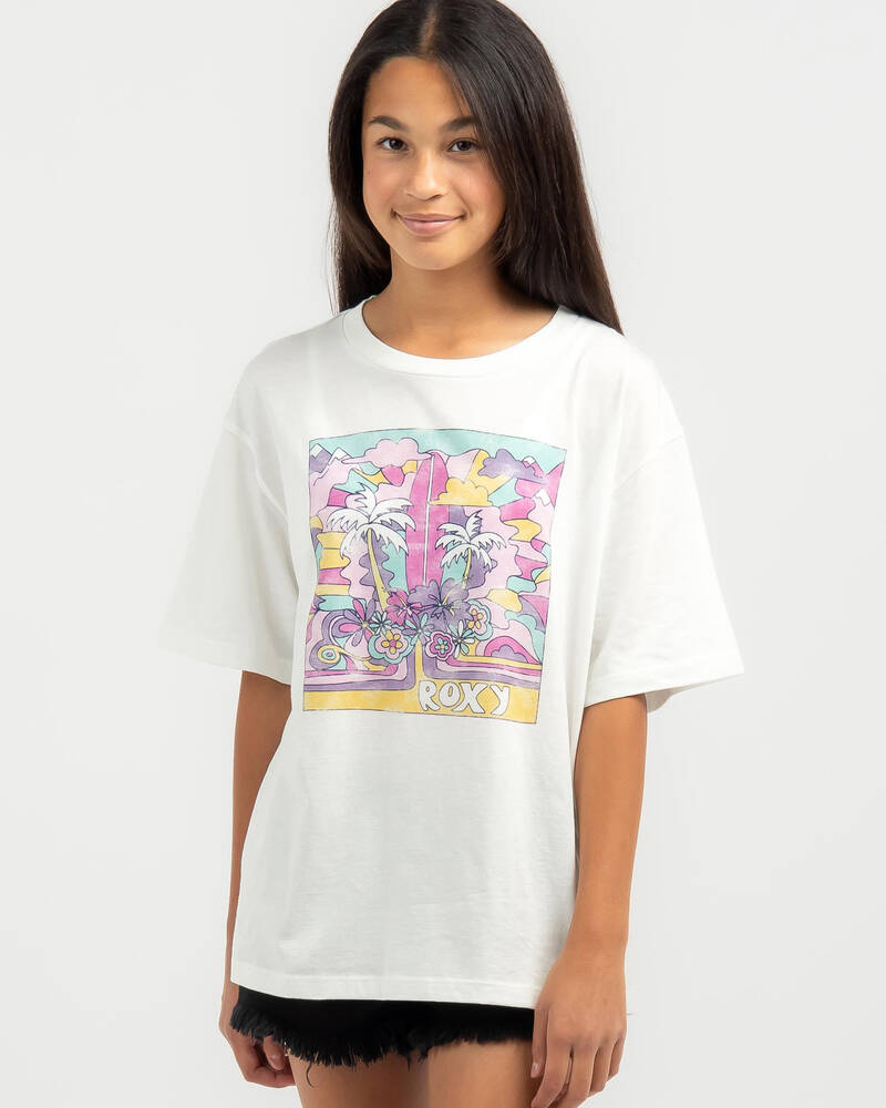 Roxy Girls' Gone To California B T-Shirt for Womens