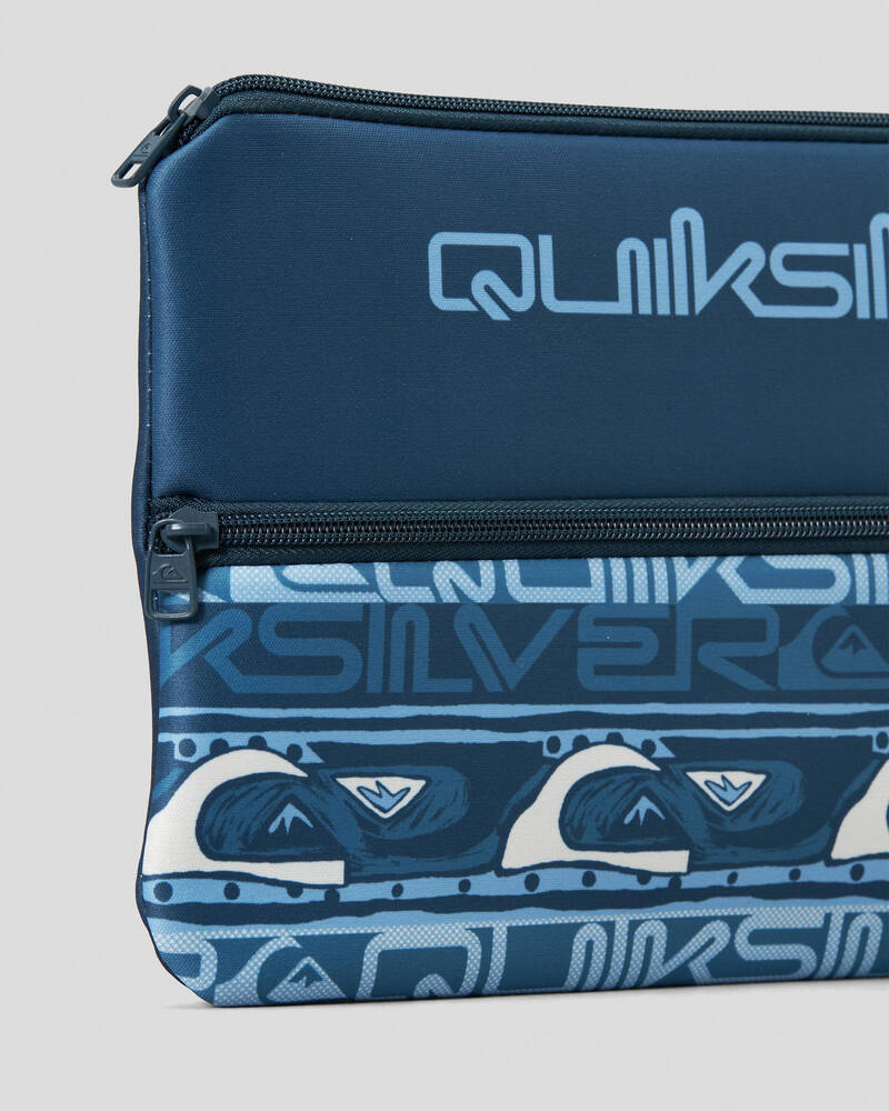 Quiksilver Blocked Jumbo Pencil Case for Mens