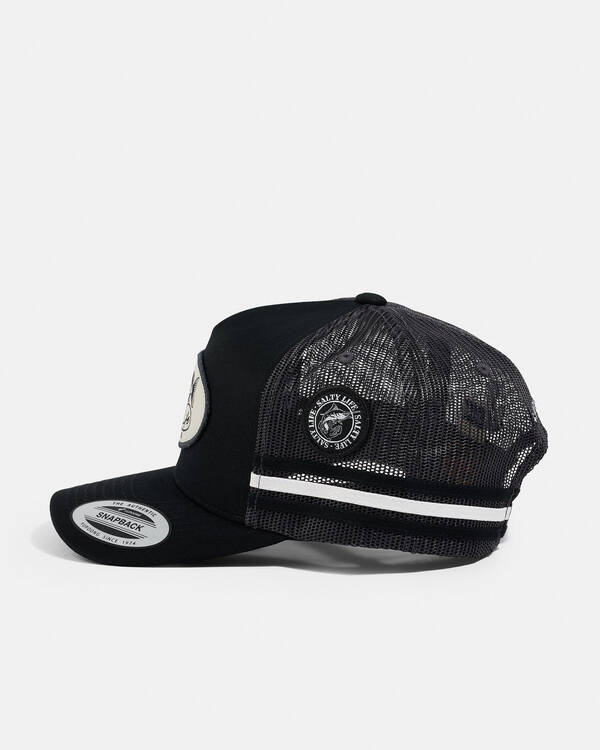 Salty Life Fishing Club Tall Trucker Cap for Mens