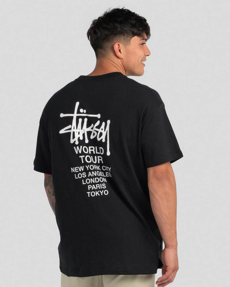 Stussy World Tour T-Shirt for Mens