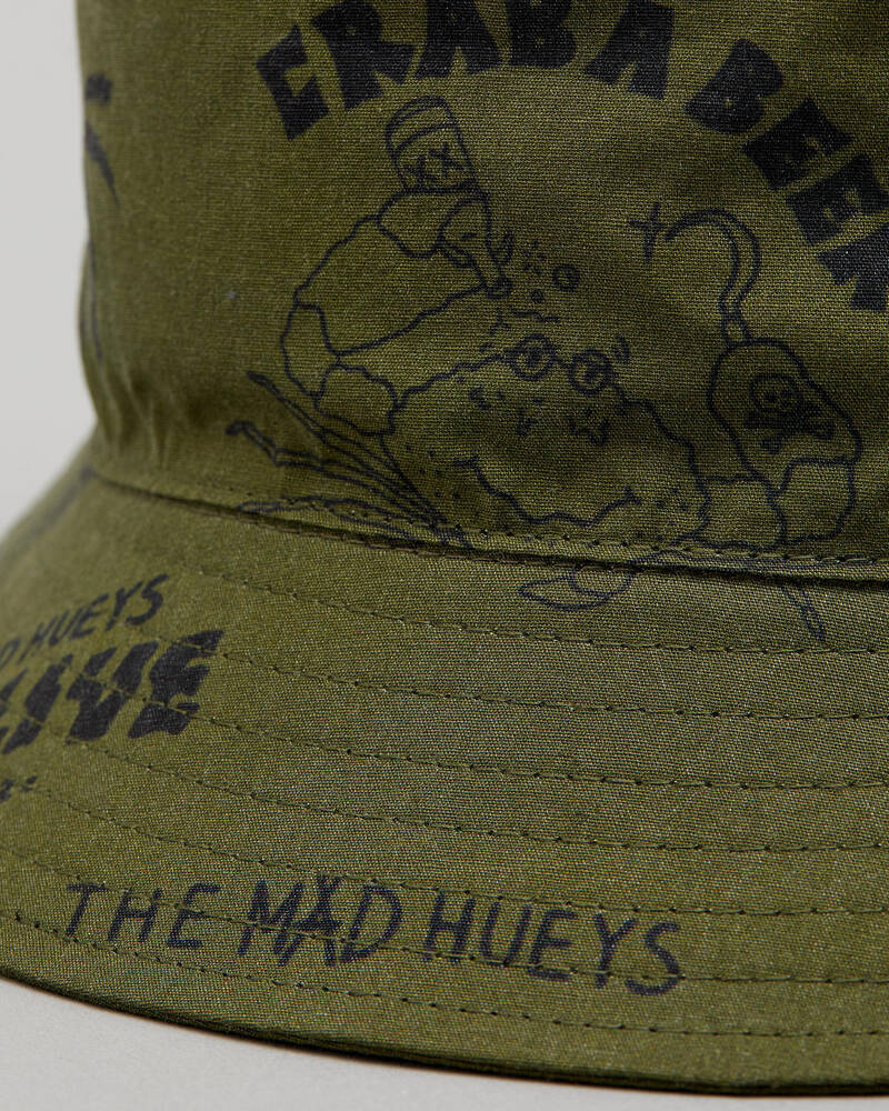 The Mad Hueys Let Us Live Reversible Bucket Hat for Mens