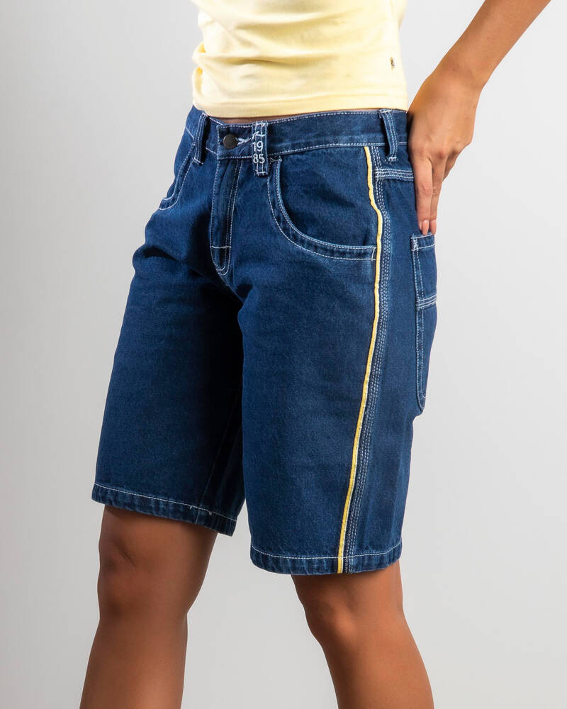 Rusty Flip Mommy Denim Shorts for Womens