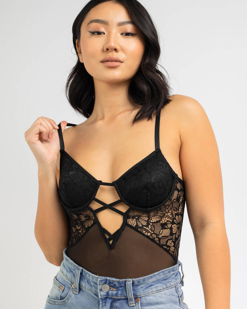 Luvalot All That Lace Bodysuit for Womens