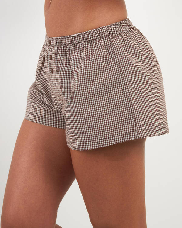 Malibu Lounge Lily Boxer Shorts for Womens