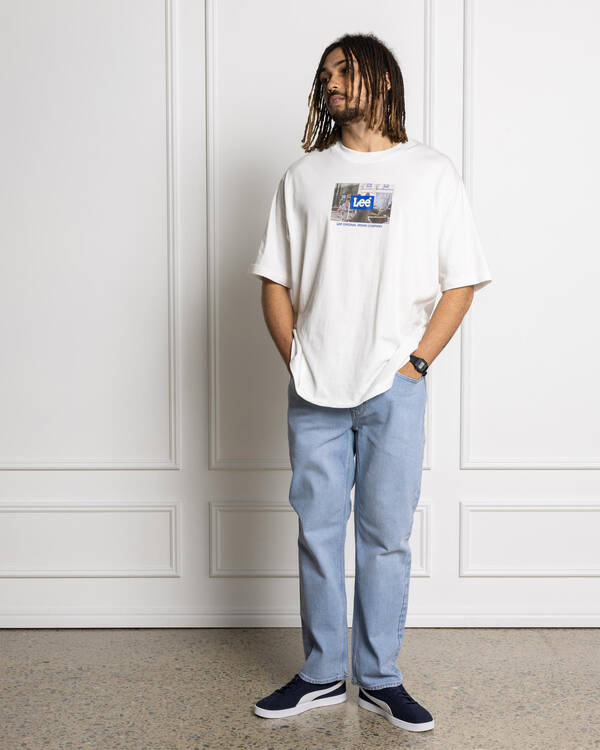 Lee Box Logo Baggy T-Shirt for Mens