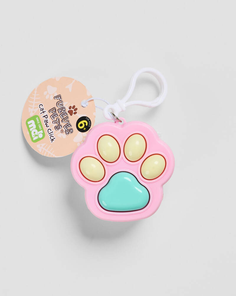 MDI Fidget Keychain Cat Paw Click for Mens
