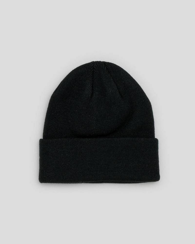 Salty Life Black Beard Beanie for Mens