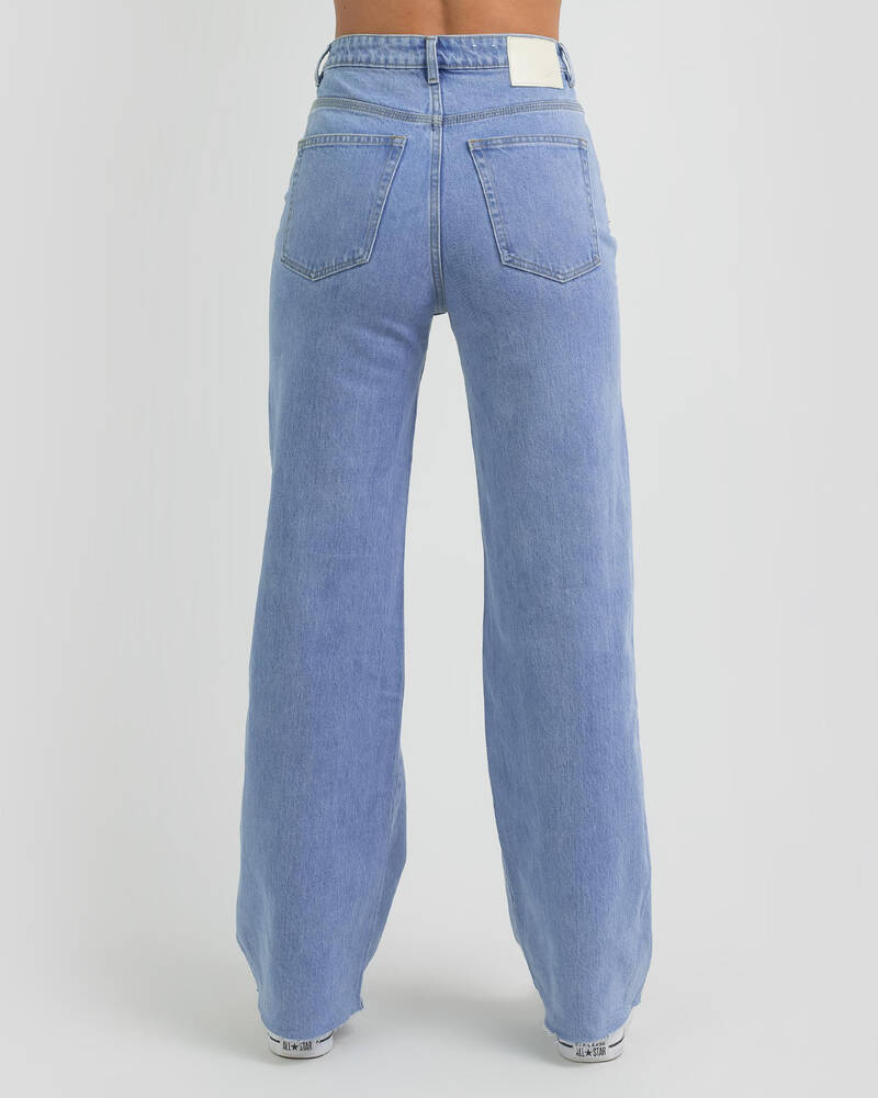 Ziggy Denim Hi Mum Wide Jeans for Womens