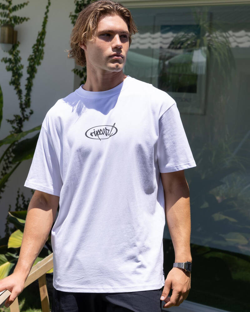 Rip Curl Rip Script T-Shirt for Mens
