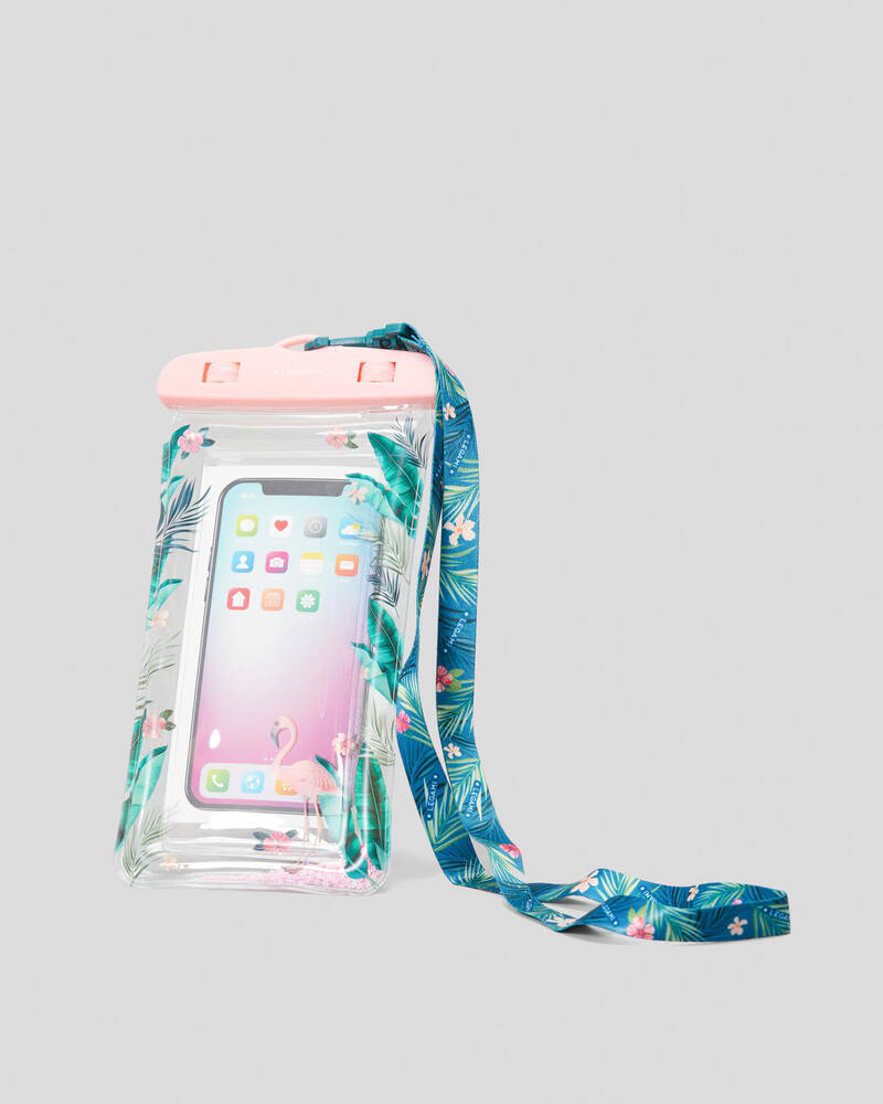 Get It Now Flamingo Waterproof Phone Pouch for Unisex