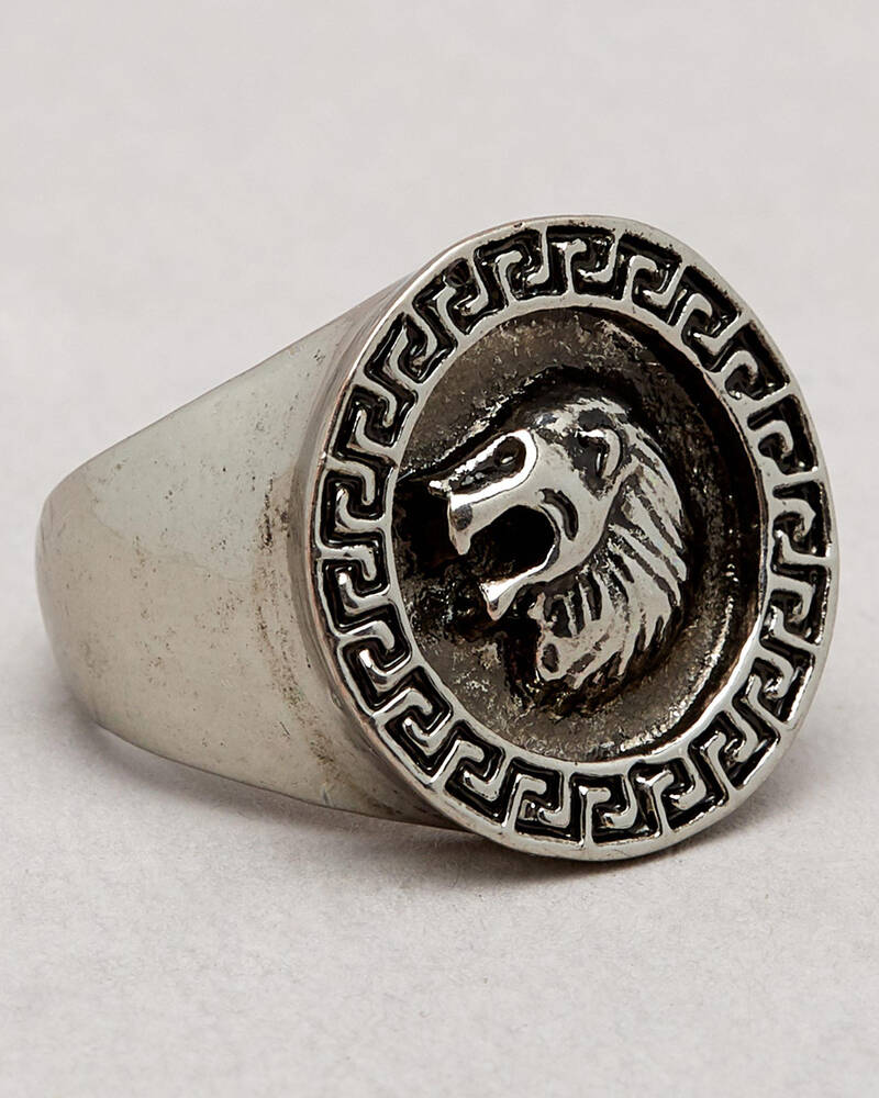 REPUBLIK Silver Signet Ring for Mens