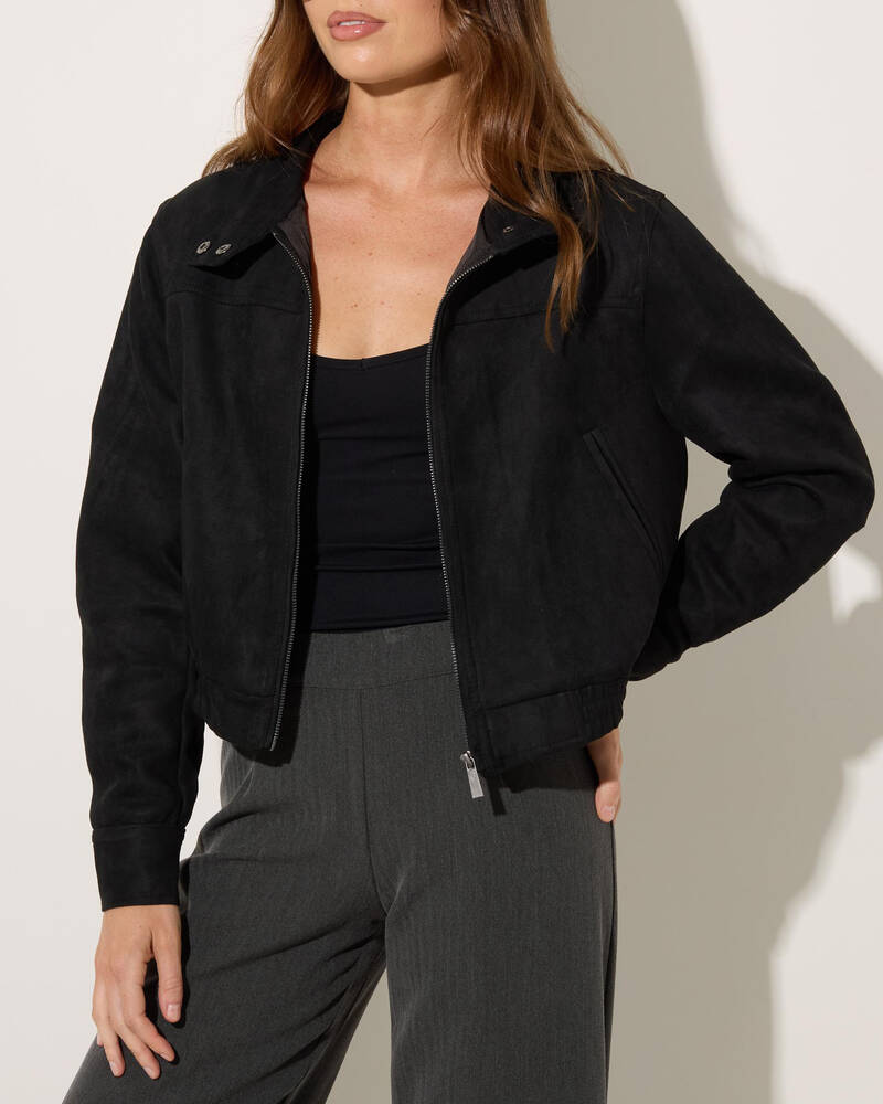 Ava And Ever Ramona Faux Suede Jacket for Womens