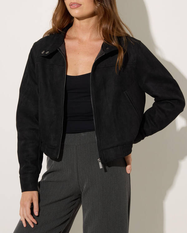 Ava And Ever Ramona Faux Suede Jacket for Womens
