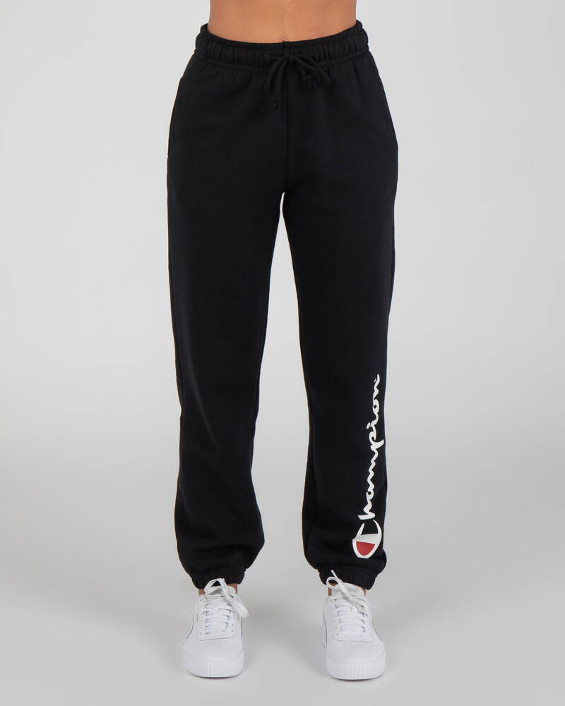 Champion Logo Track Pants for Womens