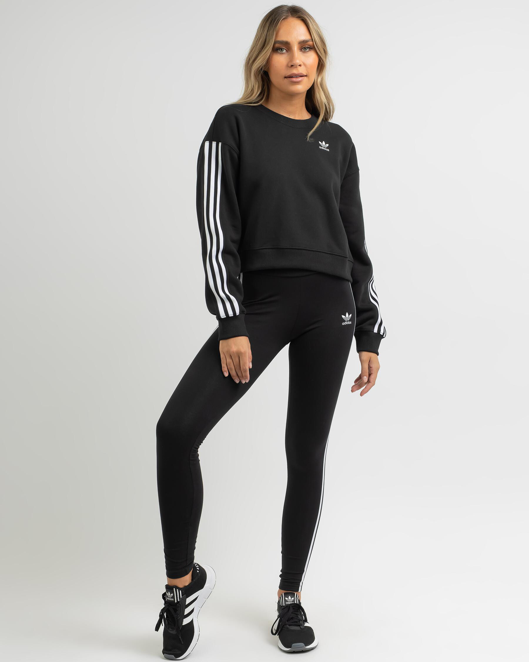 Adidas Oversized Sweatshirt In Black 
