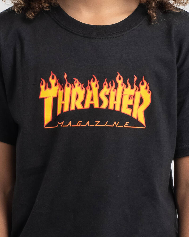 Thrasher Boys' Flame T-Shirt for Mens