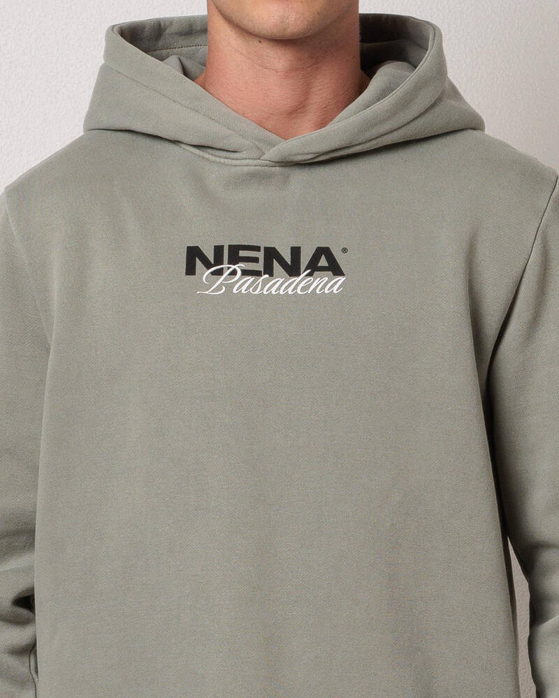 Nena & Pasadena Neutral Dual Curved Hoodie for Mens