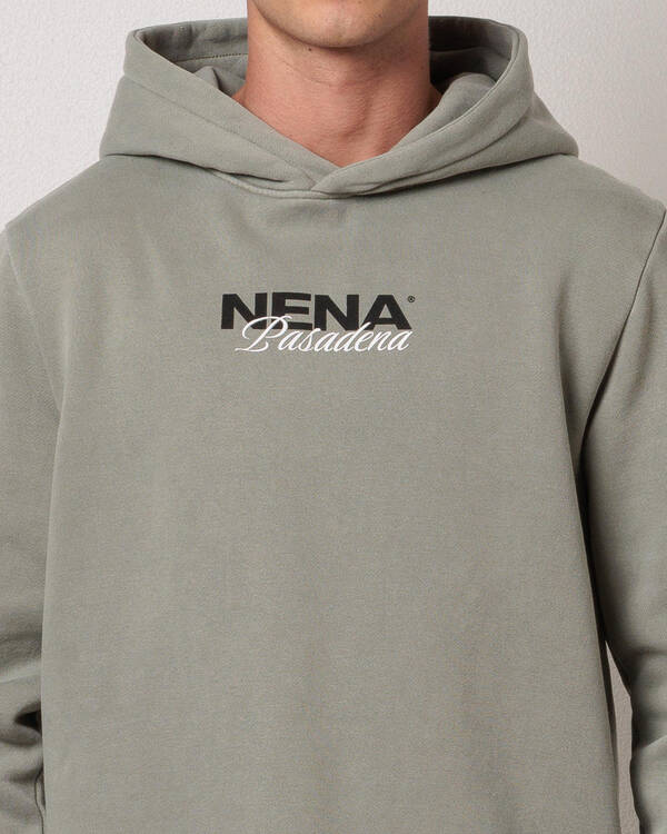 Nena & Pasadena Neutral Dual Curved Hoodie for Mens
