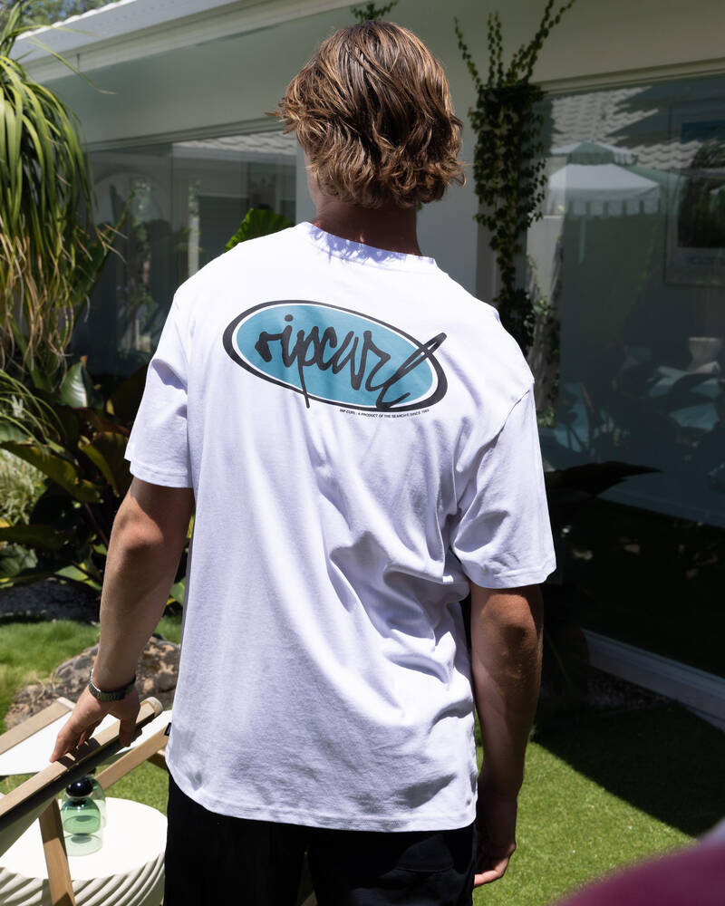 Rip Curl Rip Script T-Shirt for Mens