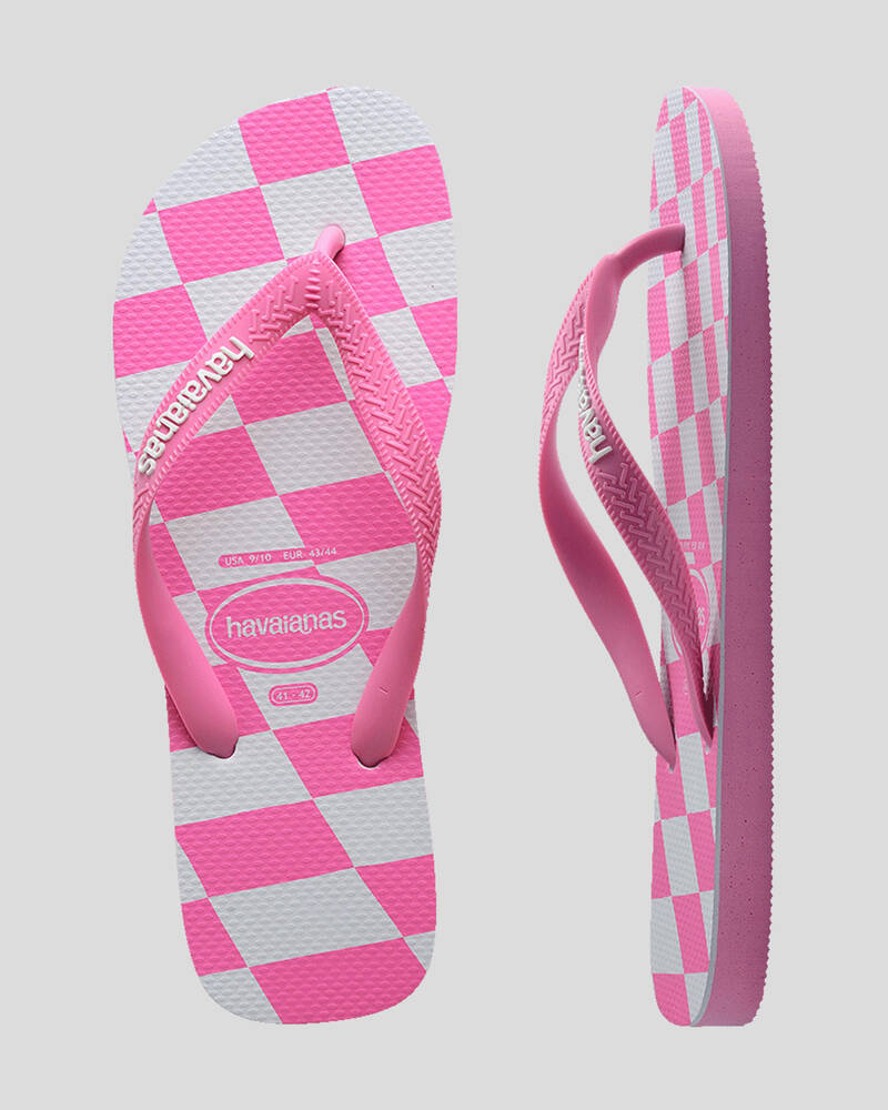 Havaianas Top Distorded Check Thongs for Unisex