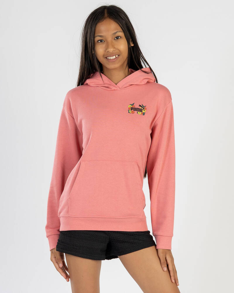 Puma MID90s Relaxed Graphic Hoodie for Womens