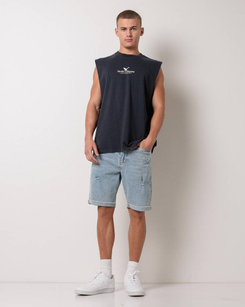Thrills A Haven For The Restless Merch Fit Muscle Tank for Mens