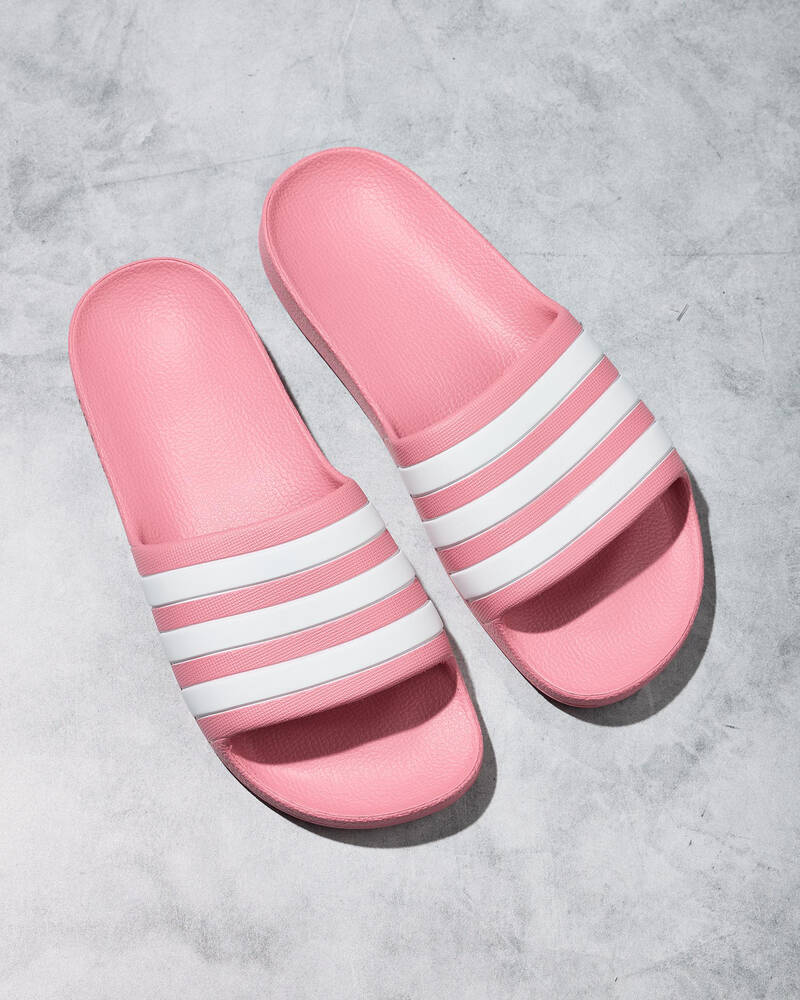 adidas Girls' Adilette Aqua Slides for Womens