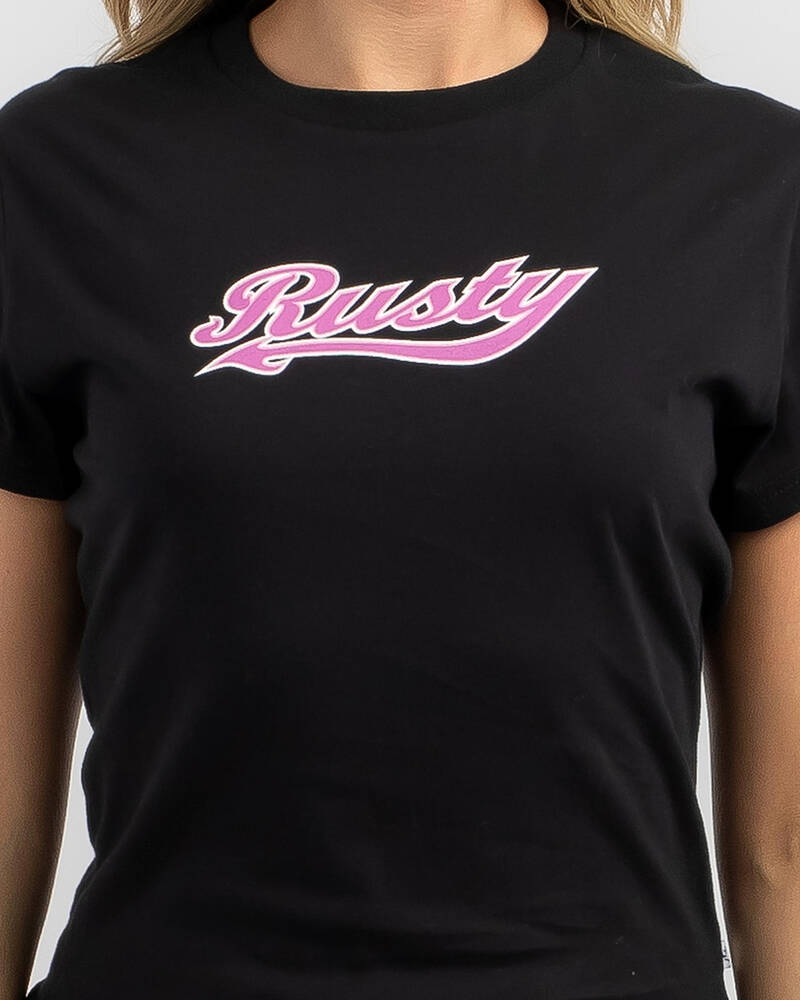 Rusty Norty Skimmer Baby Tee for Womens