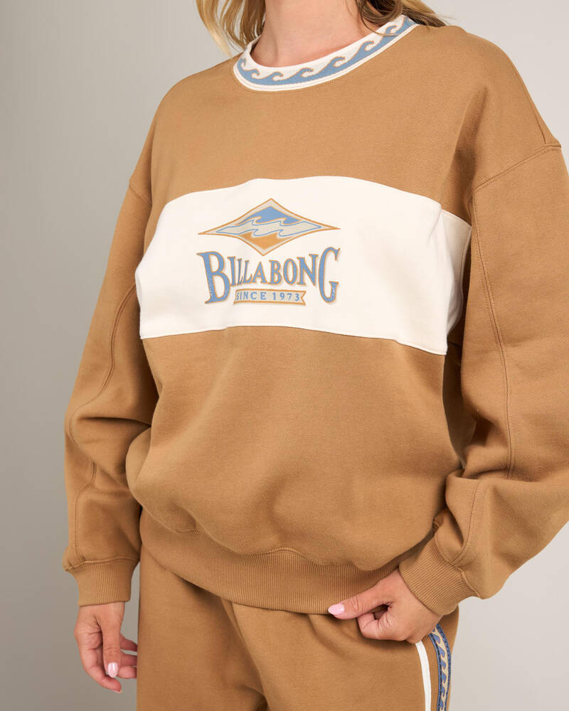 Billabong Point Break Crewneck Sweatshirt for Womens