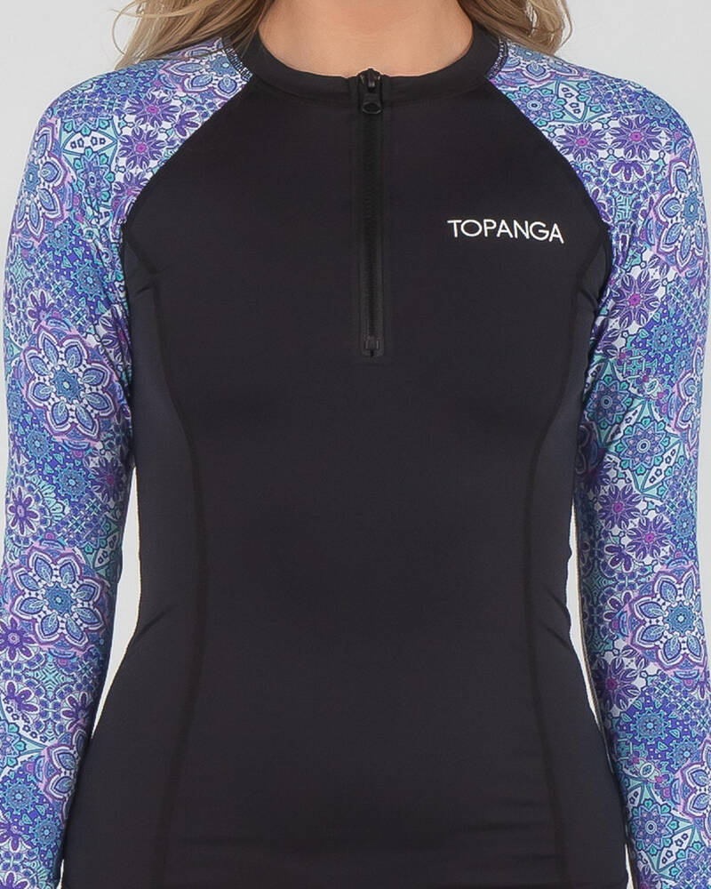 Topanga Universe Long Sleeve Rash Vest for Womens