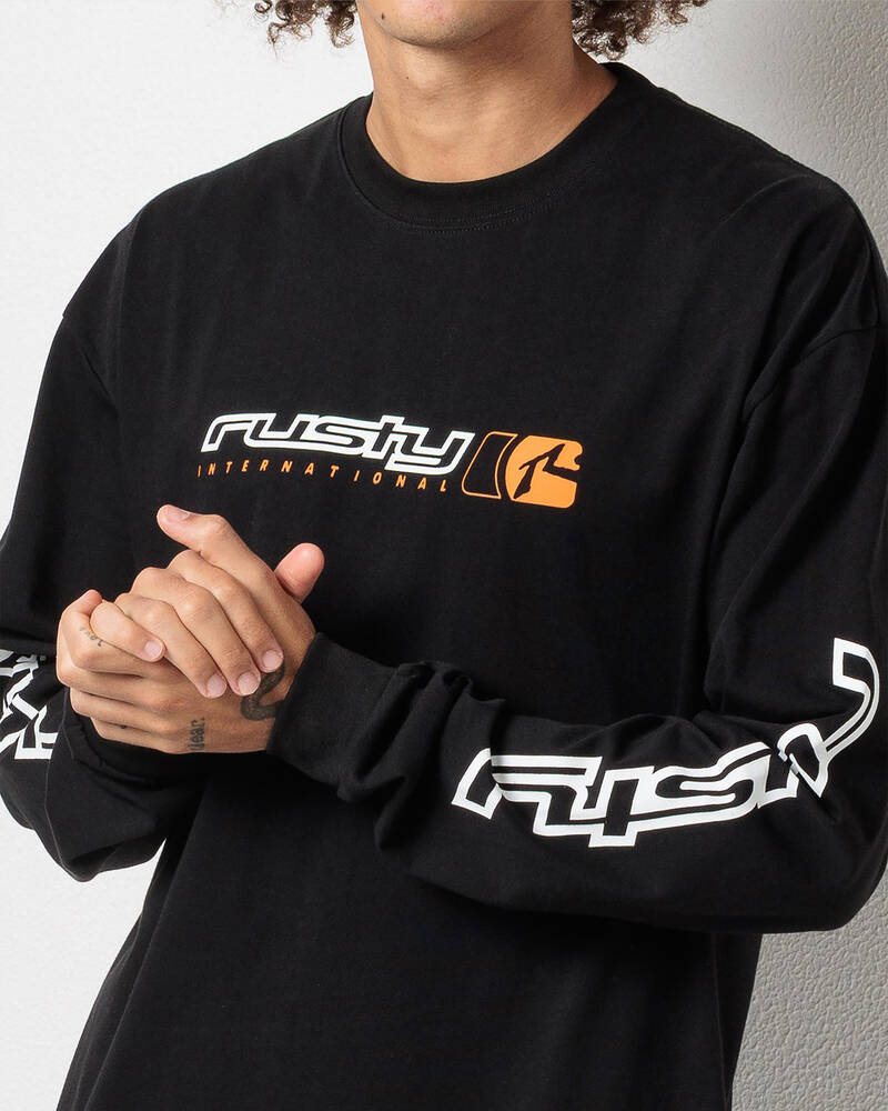 Rusty Jetsetter Long Sleeve T-Shirt for Mens