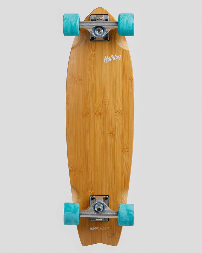 Holiday Skateboards Eggs Benny Bamboo 28" Cruiser Skateboard for Mens