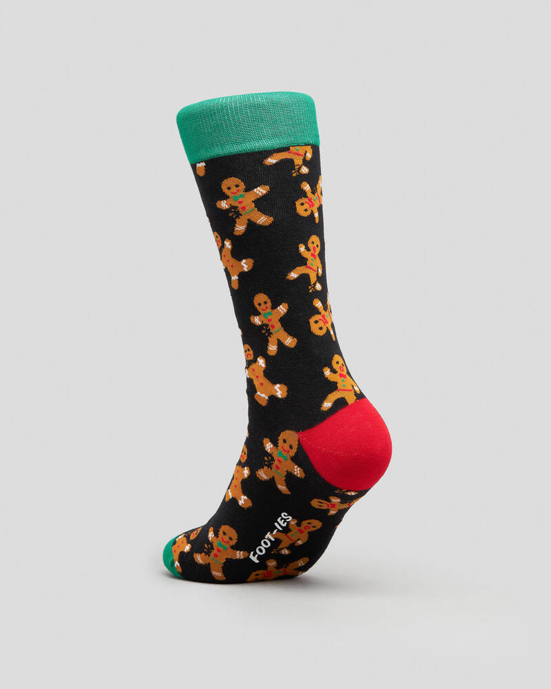 FOOT-IES Gingerbread Socks for Mens