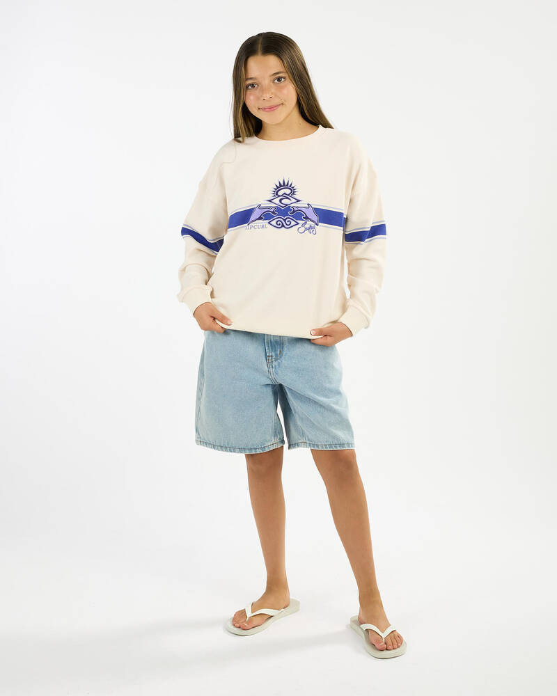 Rip Curl Girls' Archive Dolphin Crew Jumper for Womens