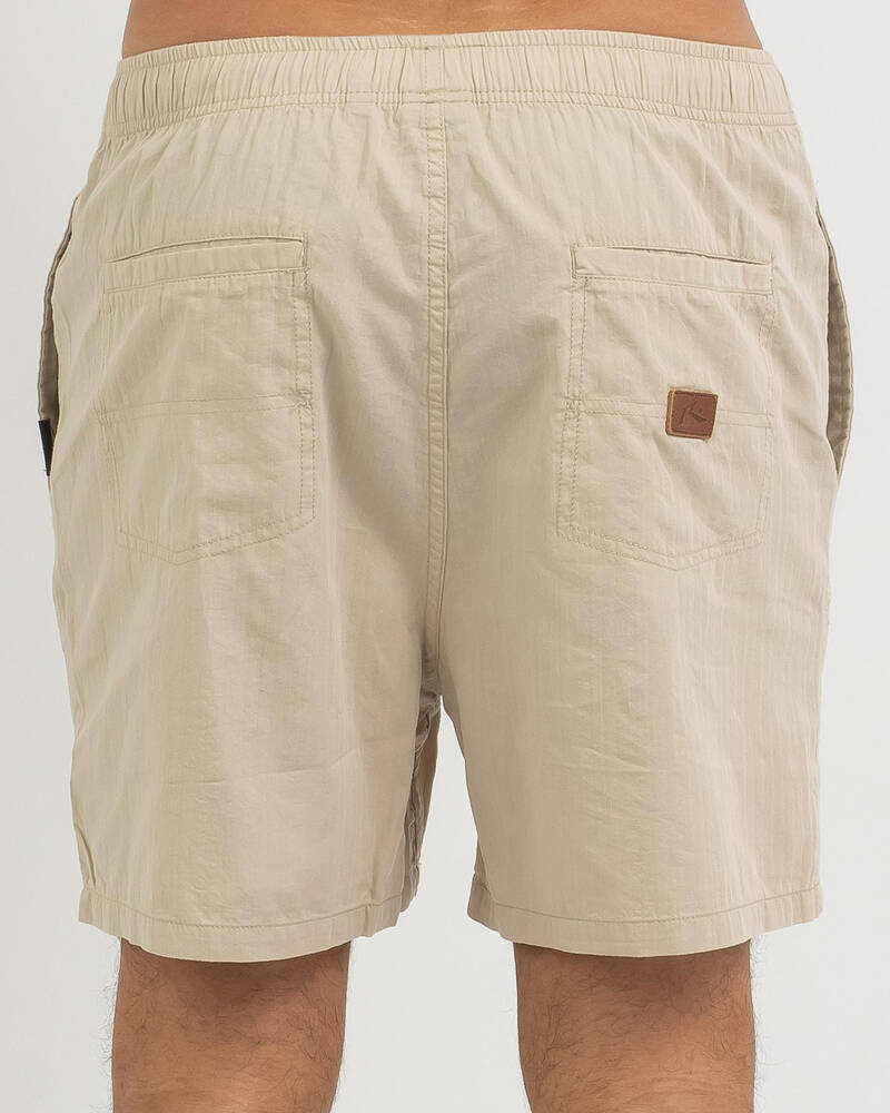 Rusty Pacific Atoll Elastic Shorts for Mens